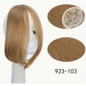 Golden Blonde Hair Bangs Extension